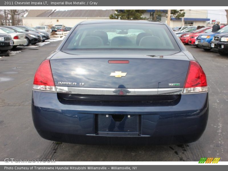 Imperial Blue Metallic / Gray 2011 Chevrolet Impala LT