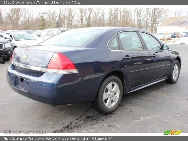 Imperial Blue Metallic / Gray 2011 Chevrolet Impala LT
