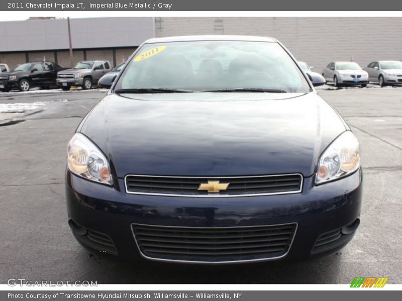 Imperial Blue Metallic / Gray 2011 Chevrolet Impala LT
