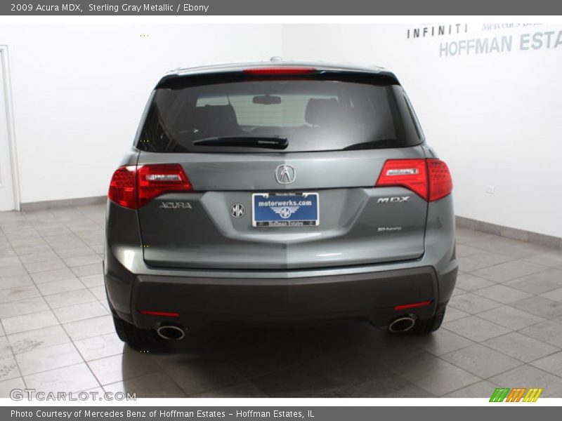 Sterling Gray Metallic / Ebony 2009 Acura MDX