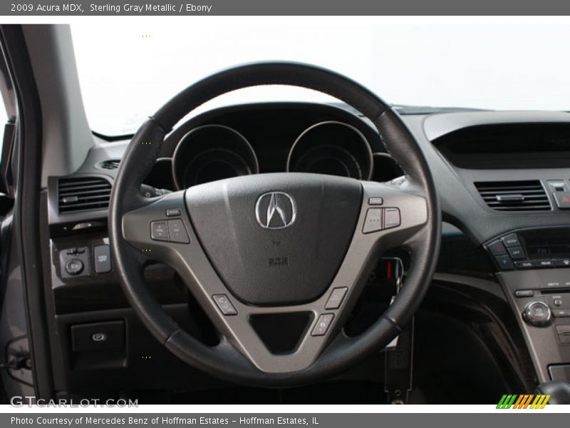 Sterling Gray Metallic / Ebony 2009 Acura MDX