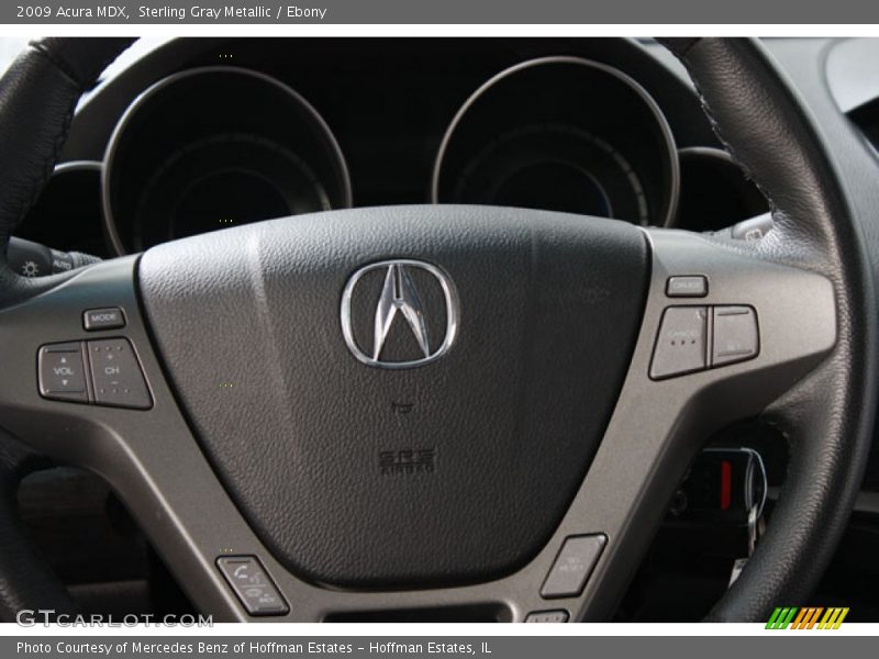 Sterling Gray Metallic / Ebony 2009 Acura MDX