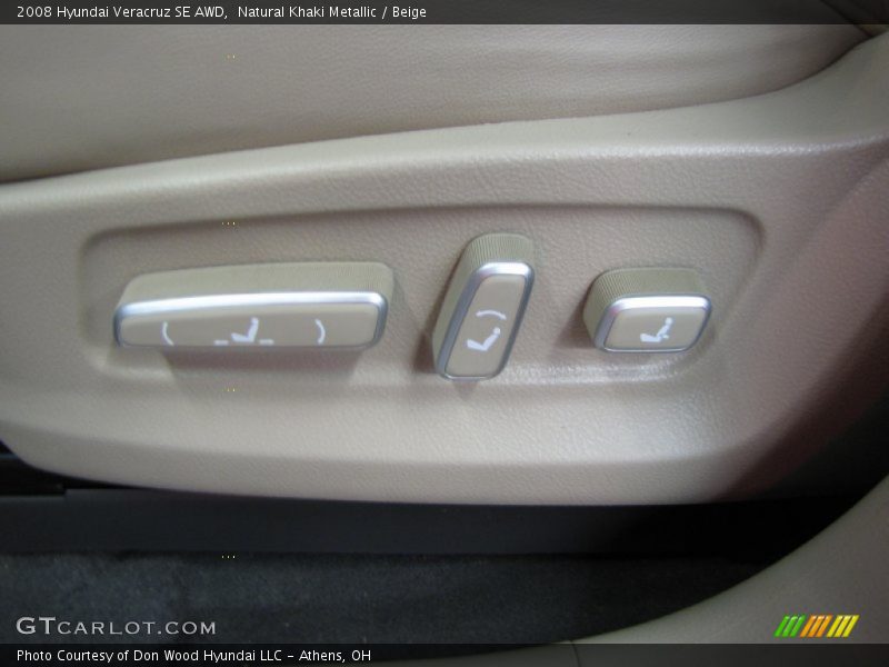 Natural Khaki Metallic / Beige 2008 Hyundai Veracruz SE AWD