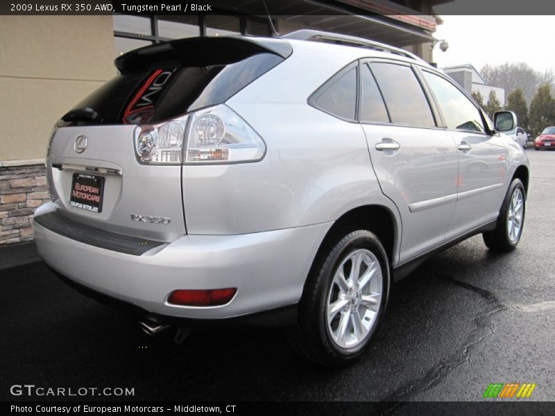 Tungsten Pearl / Black 2009 Lexus RX 350 AWD