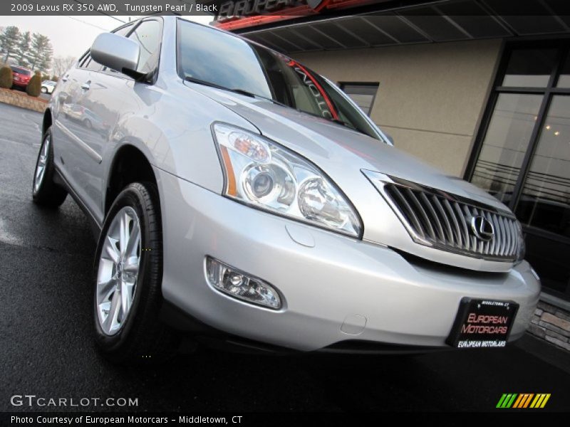 Tungsten Pearl / Black 2009 Lexus RX 350 AWD