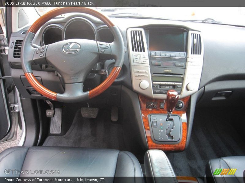 Tungsten Pearl / Black 2009 Lexus RX 350 AWD
