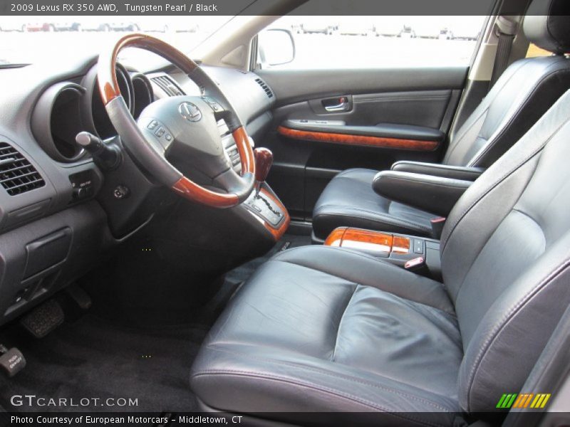 Tungsten Pearl / Black 2009 Lexus RX 350 AWD