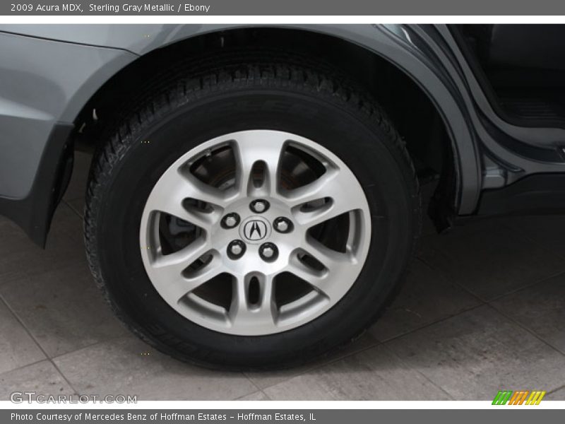 Sterling Gray Metallic / Ebony 2009 Acura MDX