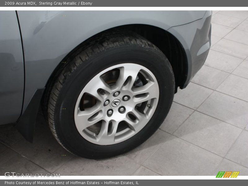 Sterling Gray Metallic / Ebony 2009 Acura MDX