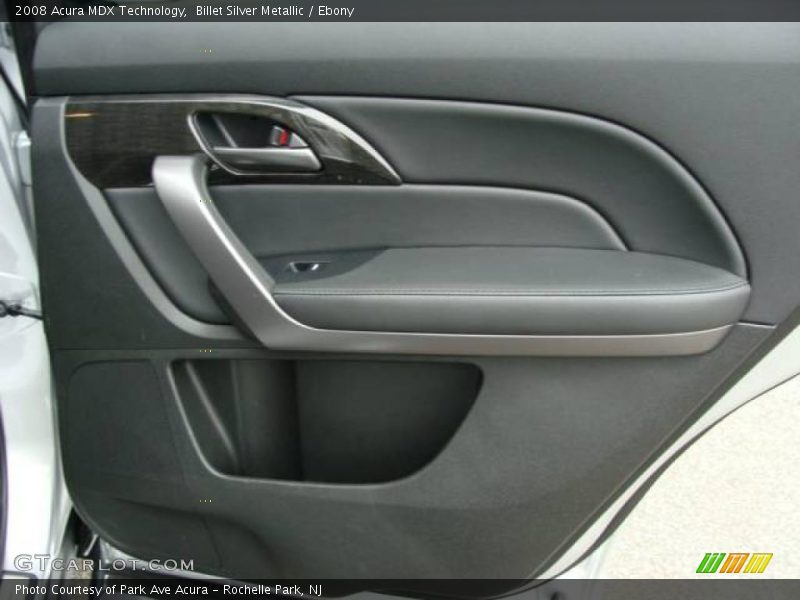 Billet Silver Metallic / Ebony 2008 Acura MDX Technology