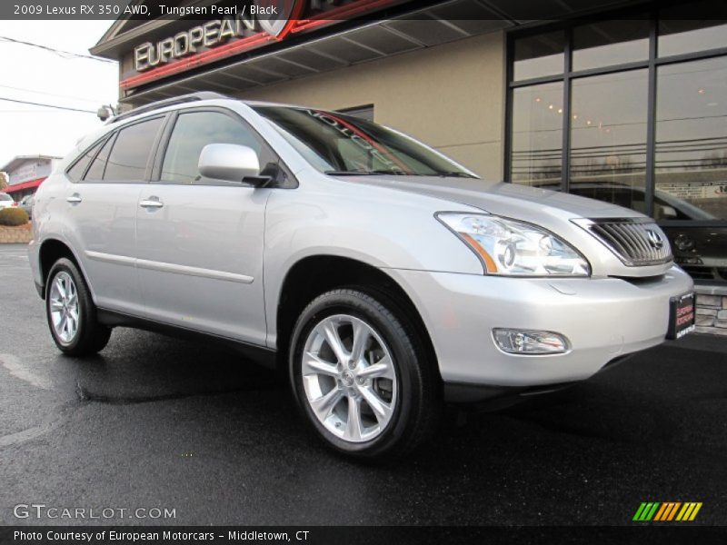 Tungsten Pearl / Black 2009 Lexus RX 350 AWD