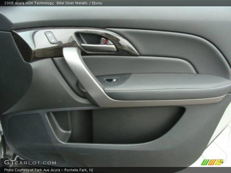 Billet Silver Metallic / Ebony 2008 Acura MDX Technology