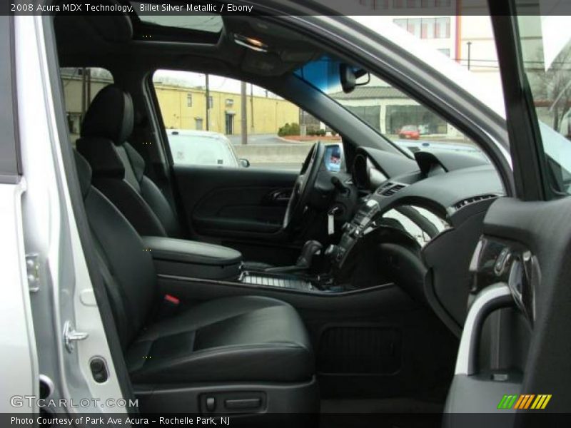Billet Silver Metallic / Ebony 2008 Acura MDX Technology