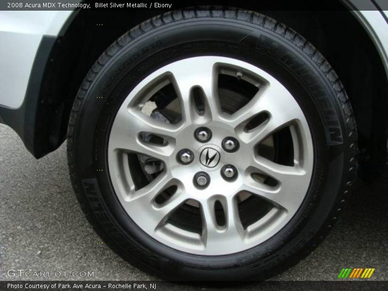 Billet Silver Metallic / Ebony 2008 Acura MDX Technology