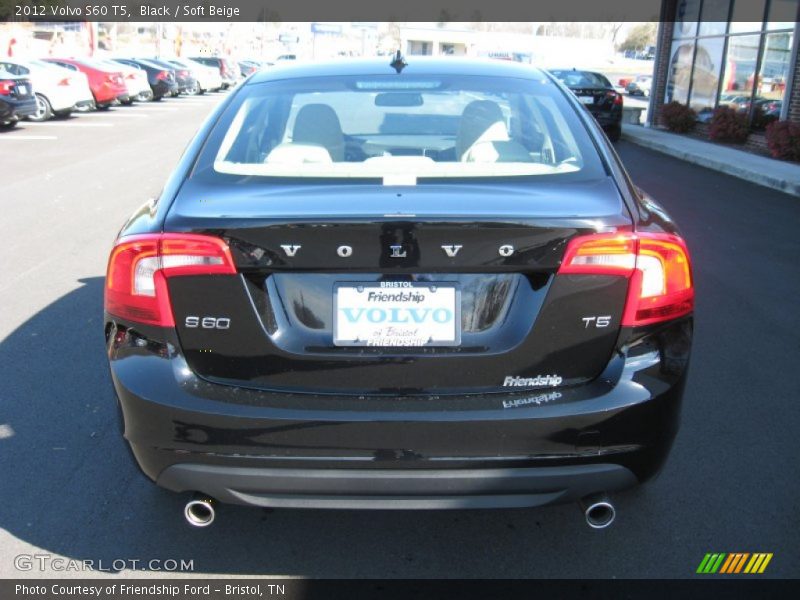 Black / Soft Beige 2012 Volvo S60 T5