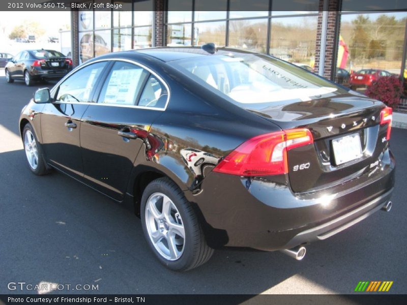Black / Soft Beige 2012 Volvo S60 T5