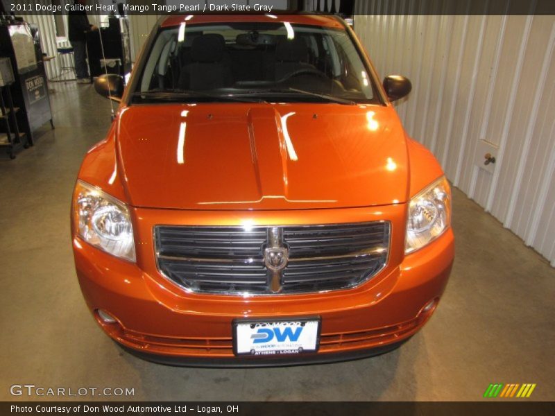 Mango Tango Pearl / Dark Slate Gray 2011 Dodge Caliber Heat