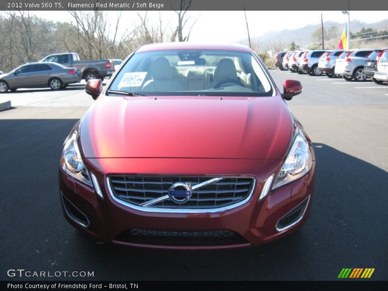 Flamenco Red Metallic / Soft Beige 2012 Volvo S60 T5