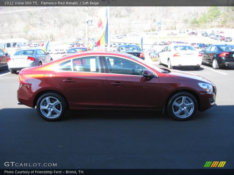 Flamenco Red Metallic / Soft Beige 2012 Volvo S60 T5