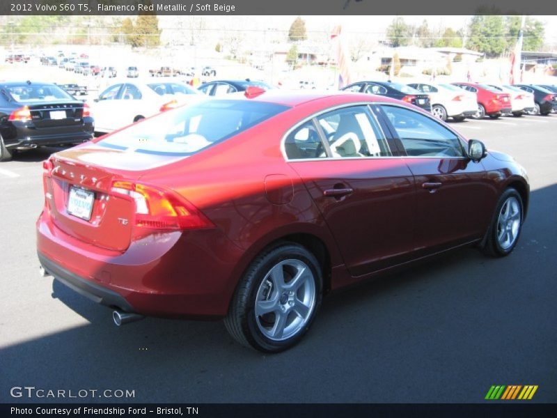 Flamenco Red Metallic / Soft Beige 2012 Volvo S60 T5