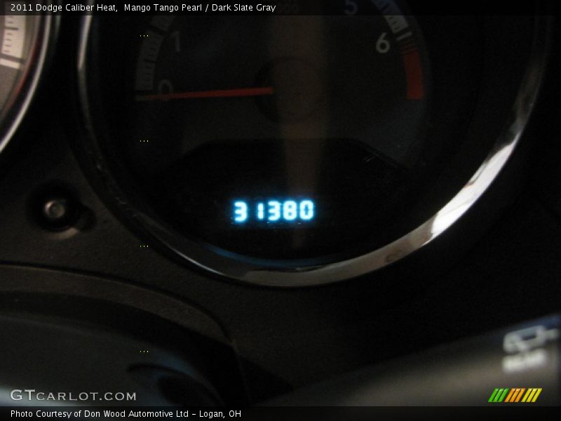 Mango Tango Pearl / Dark Slate Gray 2011 Dodge Caliber Heat