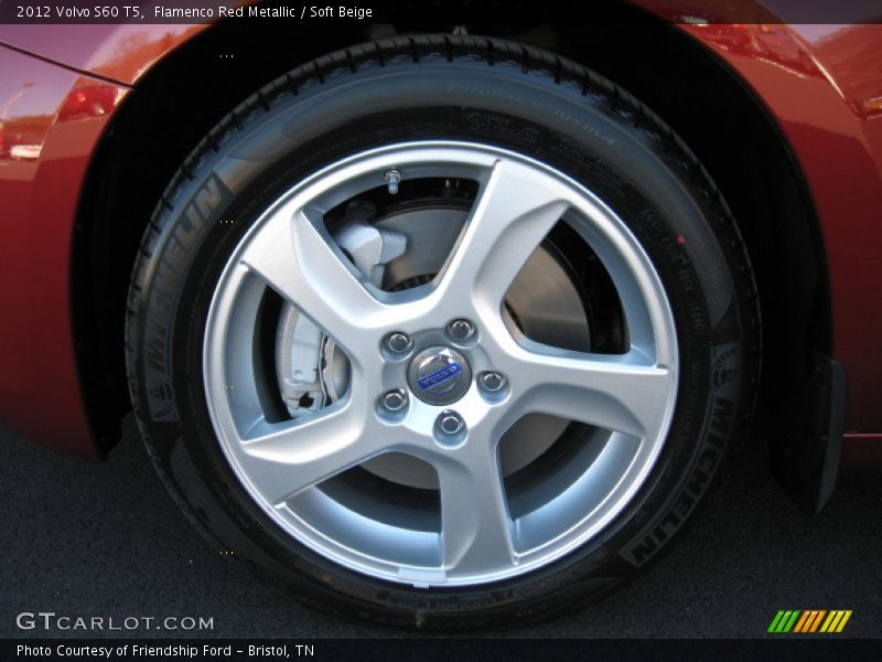 Flamenco Red Metallic / Soft Beige 2012 Volvo S60 T5