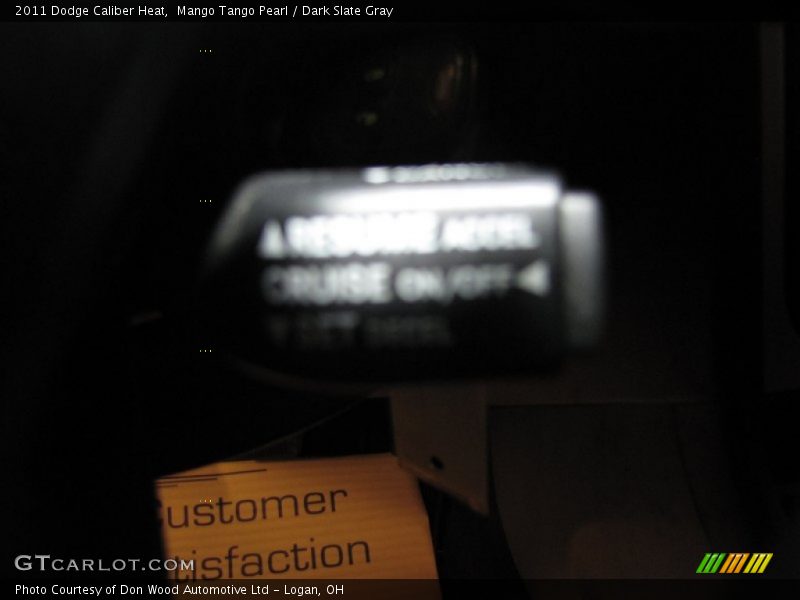 Mango Tango Pearl / Dark Slate Gray 2011 Dodge Caliber Heat