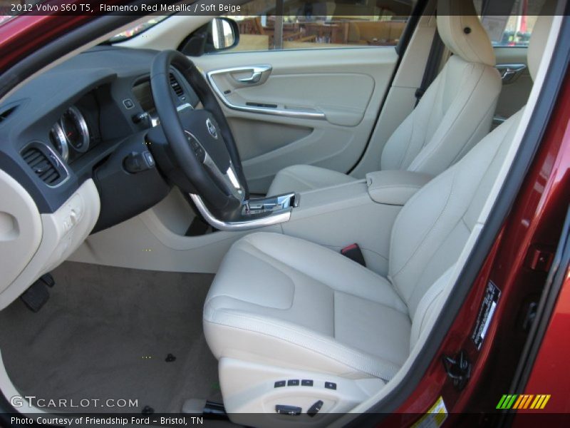 Flamenco Red Metallic / Soft Beige 2012 Volvo S60 T5