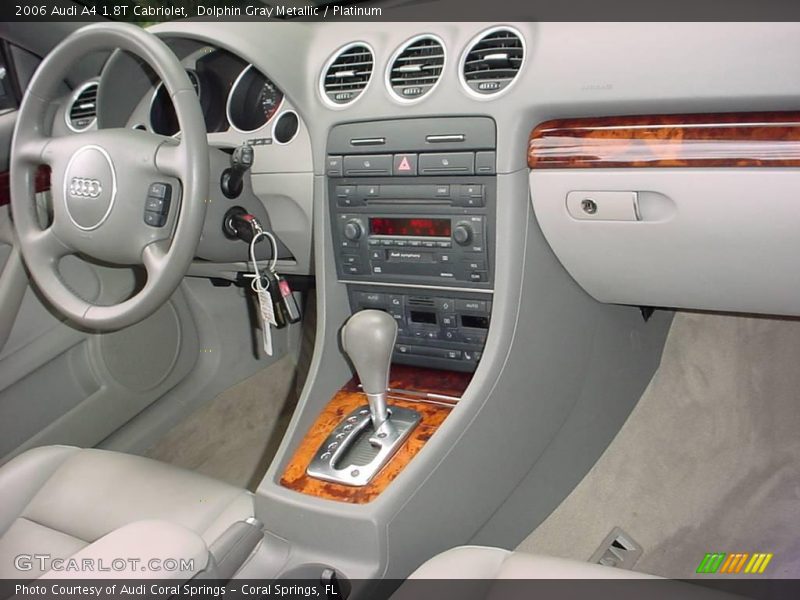 Dolphin Gray Metallic / Platinum 2006 Audi A4 1.8T Cabriolet