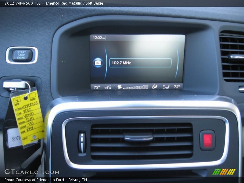 Flamenco Red Metallic / Soft Beige 2012 Volvo S60 T5