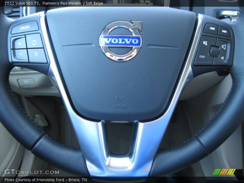 Flamenco Red Metallic / Soft Beige 2012 Volvo S60 T5