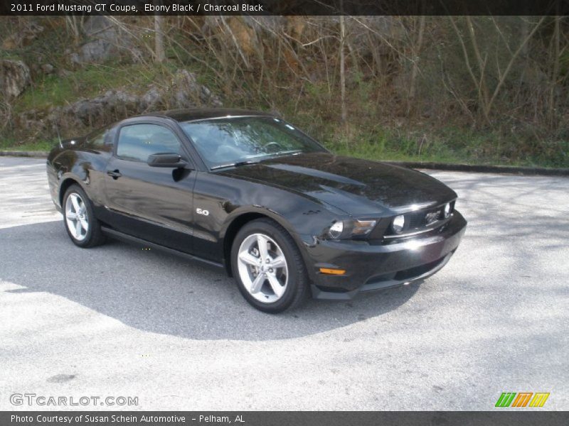Ebony Black / Charcoal Black 2011 Ford Mustang GT Coupe