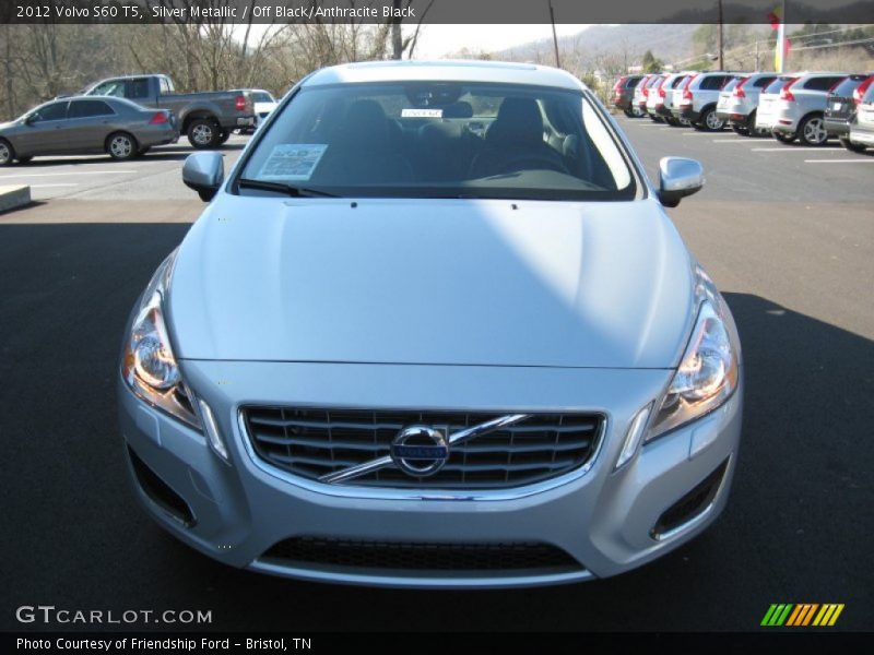 Silver Metallic / Off Black/Anthracite Black 2012 Volvo S60 T5
