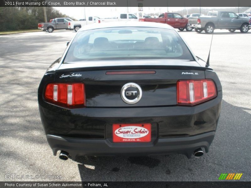 Ebony Black / Charcoal Black 2011 Ford Mustang GT Coupe