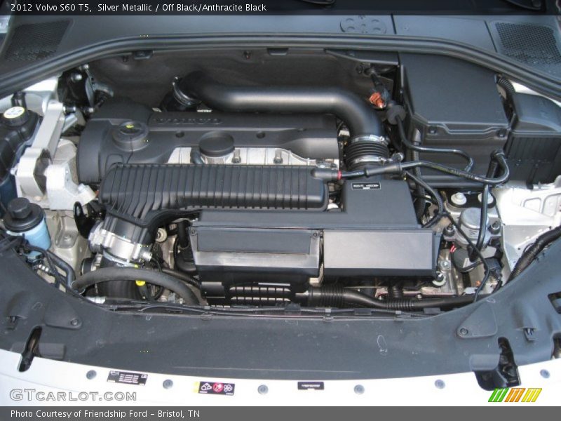 Silver Metallic / Off Black/Anthracite Black 2012 Volvo S60 T5