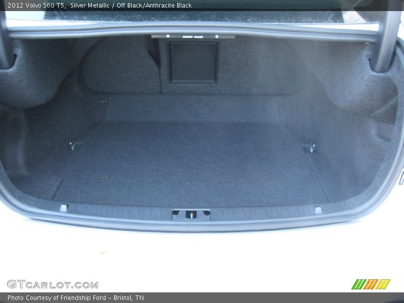 Silver Metallic / Off Black/Anthracite Black 2012 Volvo S60 T5