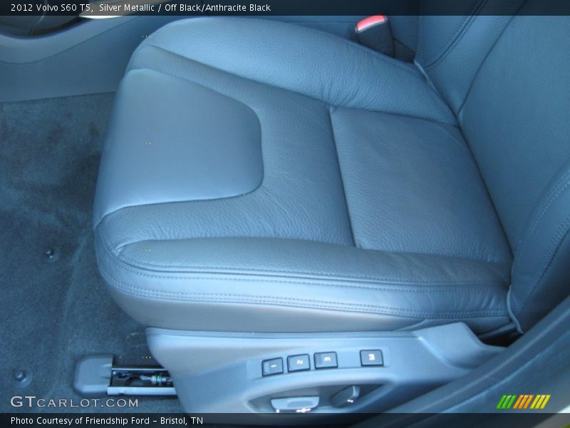 Silver Metallic / Off Black/Anthracite Black 2012 Volvo S60 T5