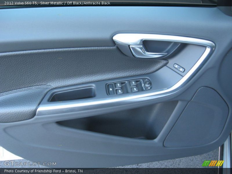 Silver Metallic / Off Black/Anthracite Black 2012 Volvo S60 T5