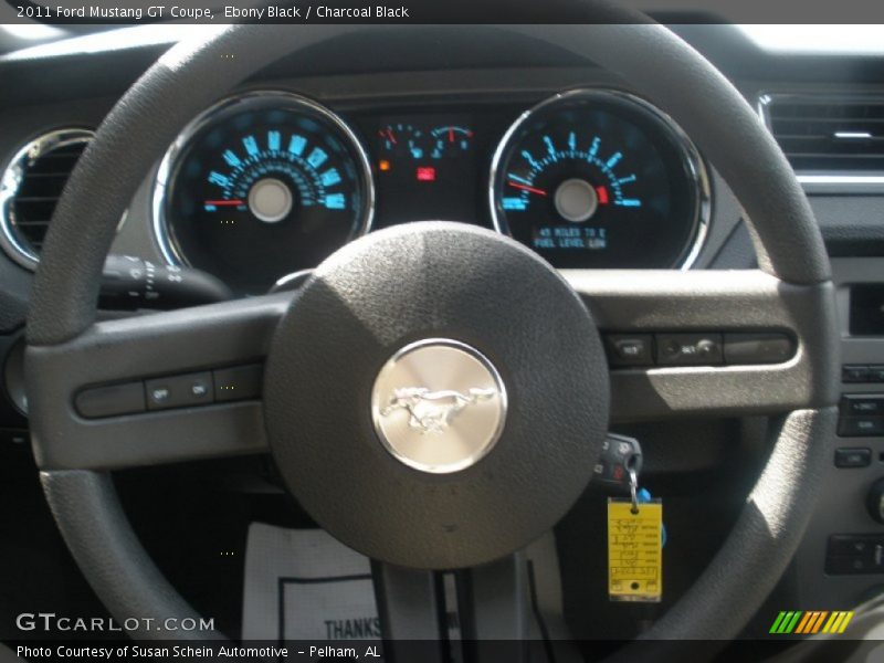 Ebony Black / Charcoal Black 2011 Ford Mustang GT Coupe