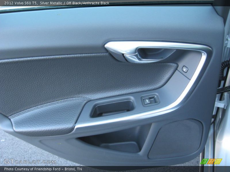 Silver Metallic / Off Black/Anthracite Black 2012 Volvo S60 T5