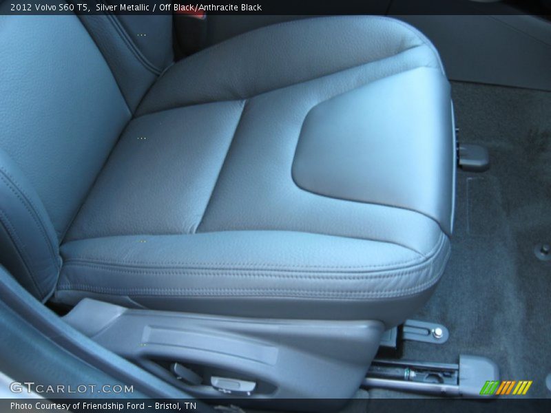 Silver Metallic / Off Black/Anthracite Black 2012 Volvo S60 T5
