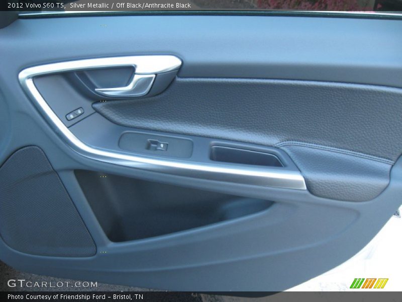 Silver Metallic / Off Black/Anthracite Black 2012 Volvo S60 T5