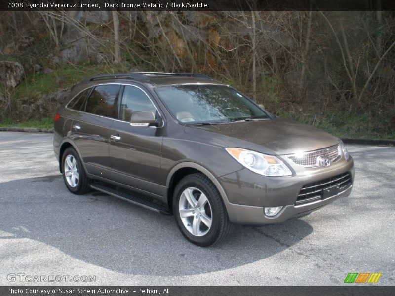 Dark Bronze Metallic / Black/Saddle 2008 Hyundai Veracruz Limited