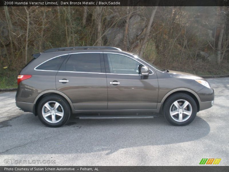 Dark Bronze Metallic / Black/Saddle 2008 Hyundai Veracruz Limited