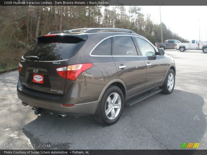 Dark Bronze Metallic / Black/Saddle 2008 Hyundai Veracruz Limited