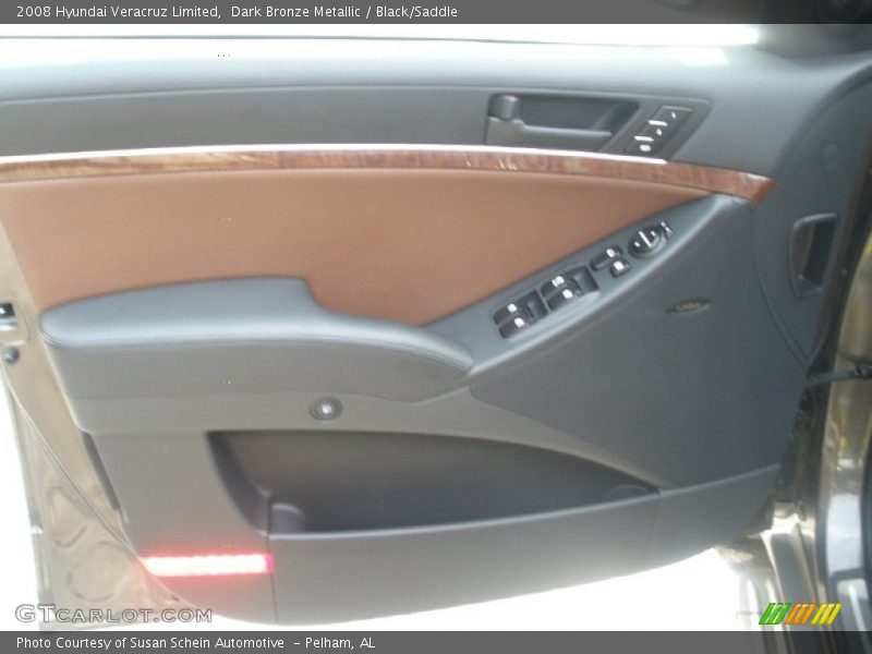 Dark Bronze Metallic / Black/Saddle 2008 Hyundai Veracruz Limited