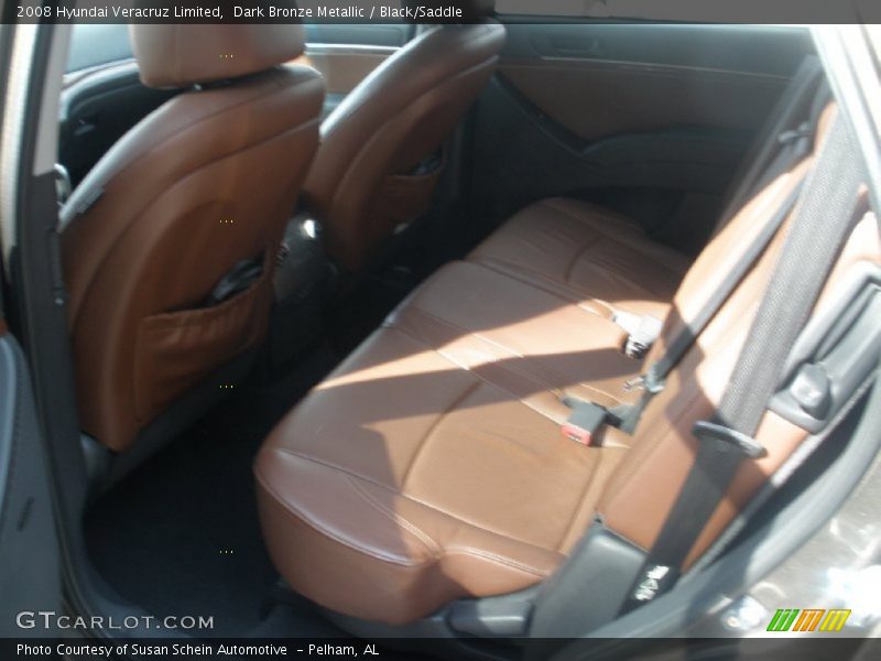 Dark Bronze Metallic / Black/Saddle 2008 Hyundai Veracruz Limited