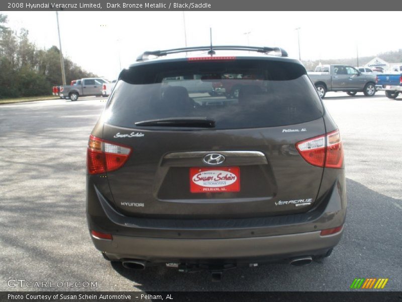 Dark Bronze Metallic / Black/Saddle 2008 Hyundai Veracruz Limited