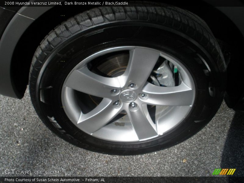 Dark Bronze Metallic / Black/Saddle 2008 Hyundai Veracruz Limited