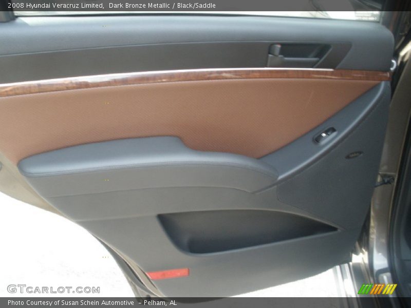 Dark Bronze Metallic / Black/Saddle 2008 Hyundai Veracruz Limited